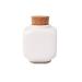 Porcelain Material Nail Art Acrylic Glass Dappen Dish Powder Liquid Bowl Holder Container With Soft Wooden Lid Nail Art Accessories (white)