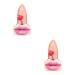FRCOLOR 2Pcs Lip Gloss Lipstick Jelly Lipstick Lip Balm Mediumx2pcs as shown x 2pcs