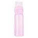 Bottles with applicator for hair bottle with brush dye for hair salon oil pink
