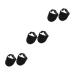 FRCOLOR 3 Pairs Silicone Heel Cover Product Nylon with Hole Blackx3pcs 13x8.5x3cmx3pcs