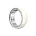 Smart Ring Health Fitness Tracker for Women & Men Continuously Records Sleep Quality Heart Rate Temperature Blood Oxygen and Pedometer Gift 9 White