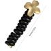 Flower Hair Scrunchies Bracelets Headwear Elastic Hair Tie Girls Ponytail Holders Phone Cord Scrunchies Golden heart - Buy Online on GoSupps.com