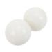 Clispeed 2 sets Massage fitness ball rolling ball massage hand massage balls Fitness balls for the hand massage balls for the hands rolling massage hand balls marble stress reduction boccia white 5.3x5.3cm white