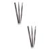 Didiseaon 2pcs 2 1 Eyebrow Brush Brow Spoolie Brush Coffee Eyebrow Pencil Filler Water Proof To Rotate