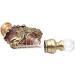 DFJOENVLDKHFE Perfume Bottle Empty Frosted Glass Essential Oil Bottle Refillable Empty Jewelry Decoration Crystal Bottle Bronze color 10ml - Buy Online on GoSupps.com