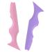 Didiseaon 2pi ces Pochoirs Silicone Pour Eyeliner Applicateur De Mascara Guides De Maquillage Compacts