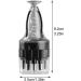 SYCOOVEN Scalp Applicator Comb - Hair Growth Oil Applicator & Massager for Scalp Treatment - Black - Buy Online on GoSupps.com