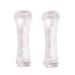 HEALLILY 2pcs manicure art stamper double head nail printing stamper transparent manicure stamp