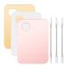 3 Palettes de Maquillage avec Spatules Palettes de M lange pour Fond de Teint et Pigments Rose et Dor Kit de 6 Pi ces pour Maquillage Professionnel et Personnel