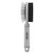 WAHL Canada Double Sided Cat Brush to promote a healthy coat Nylon bristles are infused with charcoal to help control odour - great for cleaning debris and smooth out the fur - Model 58530 Grey