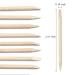AMOSTBY Nail Art Orange Wood Sticks - 100P Cuticle Pusher & Remover Tool - Buy Online on GoSupps.com