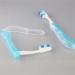 Light Blue Folding Travel Toothbrush - Portable Disposable Soft Toothbrush for Travel Camping School & Business Trips - Buy Online on GoSupps.com