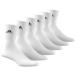 Buy adidas Unisex Cushioned Sportswear Crew Socks - 6 Pairs (White/Black) | Best International Shipping - Buy Online on GoSupps.com