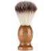 Natural Wooden Beard & Hair Care Set - 2 Piece Men's Shaving Brush for Facial Cleaning & Grooming - Buy Online on GoSupps.com
