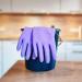 Spontex Extra Comfort Premium Household Gloves - Soft Lining Washable at 30 C Size S (1 Pair) - Ideal for All Cleaning Tasks - Purple - Buy Online on GoSupps.com