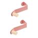 Alipis 2pcs Door Hook Wall Mounted Shelves for Storage Wall Mounted Coat Hook Back Door Clothes Hook Shelf