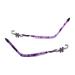 Ranara replacement glasses end tips glasses glasses 1 pair of glasses replacement bars metal-glasses repair parts bracket for borderless inlet glasses purple
