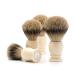 M HLE Classic Silvertip Badger Shaving Brush - Medium Ivory Resin Handle | Handmade Luxury Shaving Essentials - Buy Online on GoSupps.com