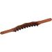 Ergonomic Two-Row Trigger Point Massager with 20 Beads - Portable Wood Gua Sha Stick for Neck Shoulders Arms & Legs | Carbonized Beech - Buy Online on GoSupps.com