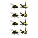 SanerLian Bee Ladybug Temporary Tattoo Stickers - Set of 12 | Waterproof Cartoon Fake Tattoos for Kids | Ideal for Hand, Arm, Party Favors - Buy Online on GoSupps.com