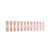 1 ensemble colle sur ongles longueur moyenne bout carr Style mat presse sur couleur unie couverture compl te Art d calcomanies fournitures de Salon
