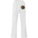 Men's Cotton Linen Work Trousers | Relaxed Fit Drawstring Cargo Pants | Y2K Pattern | Pockets | White - Buy Online on GoSupps.com
