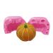 Silicone Material Pumpkin Shape Mold for Chocolates Candy Cakes Jelly Handmade Soap Baking Moulds 3 Sizes Choose Silicone Chocolate Molds Round Medium Split