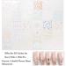 Colorful Flower Nail Art Stickers Decals - 3D Self-Adhesive Designs for Manicure - 30 Sheets - Buy Online on GoSupps.com