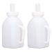 Uadme calf bottle 1l Cow Calond feeding milk bottle cup breastfeeding milk dispenser Horizontal cow feeding cup of breastfeeding milk donor cow feeding device with removable pacifier