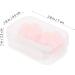 Buy Baluue 9-Part Mini Tool Holder - Portable Pink Flower-Shaped Storage Case for Contacts Eyes Care & Outdoors - 3-Pack (7x4.5x2.5cm) - Buy Online on GoSupps.com