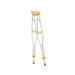 Aluminium Underarm Crutches Stainless Steel Double-Lift Crutches Aluminium Double-Lift Crutches (Color : Yellow) Smooth Sailing