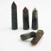 75MM-85MM Natural Blood Stone Point Tower Quartz Crystal Wands 1pc Suitable for Home Crystals Raw Stones and Minerals Stone Mineral Specimen