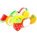 Cute Fruit Pattern Scrub Sponge Set - 10pcs Multi-Use Bath & Cleaning Sponges - Buy Online on GoSupps.com