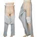 BIHIKI Patient Pants for Disability Elderly Surgery Patients - Easy Wear & Take Off, Hospital/Home Nursing Aid Suit for Fracture Bedridden Patients, Size M (1 Pack) - Buy Online on GoSupps.com