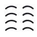 Eyelash Curler Pads 8 PCS Eyelash Curler Replacement Pads Eyelash Curler Refills Pads Silicone