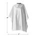Betty Dain Reversi Reversible Coloring/Styling Cape - 50 x 60 Inches, Snap Closure, Chemical Proof Finish - Silver/Black - Buy Online on GoSupps.com