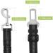 LauCentral Dog Seat Belts for Car 2 Packs Headrest Restraint Puppy Safety Adjustable Dog Car Seatbelts and Strong Leash Leads Accessories for Dogs Cats Pets Black - Buy Online on GoSupps.com