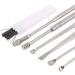 Spkaodngo 7Pcs/ Earwax Remover Stainless Steel Earwax Scraper Earwax Cleaning Earwax Spoon Care Earwax Cleaning Tool - Buy Online on GoSupps.com