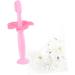Collbath 1stk Silicone Baby Toothbrush - Pink | Children's Oral Care Training Brush | 1 Piece - Safe & Gentle Cleaning - Buy Online on GoSupps.com