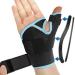 Thumb Brace for Men and Women - Comfortable CMC Thumb Brace Spica Splint for Pain Relief Tendonitis Thumb Wrist Stabilization Support for Right & Left Hand - Universal Size - Black Midnight Medium