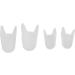 Soft Elastic Toe Separator Corrector - 8 Pairs for Big Toe Alignment at Home or Travel - Buy Online on GoSupps.com
