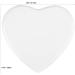 Qchomee Personalized Ceramic Photo Picture Frame Porcelain Portrait Plaque for Headstone Graves Indoor Monument Ornament Color Oval Memorial Tile Dad Mam Pet Dog Cat Heart-shaped - 5x4.7in - Buy Online on GoSupps.com