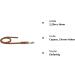 Premium Fat Leather Line - 1m 1.35m 2.20m 3m - Cognac with Chrome Hooks | International Shipping - Buy Online on GoSupps.com