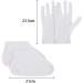 Nabance Moisturising Cotton Gloves and Socks 8 Pairs/16pcs for Dry Hands and Foot Spa - Buy Online on GoSupps.com