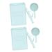 Didiseaon 2 Sets Washing Storage Bucket Flour Dispenser Method Laundry Wrought Iron Sky-blue 1 count (Pack of 1) Sky-bluex2pcs