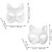 Buy Holidyoyo 10-Piece Cat & Fox Masks - DIY Blank Animal Masks for Cosplay & Parties - International Shipping Available - Buy Online on GoSupps.com