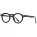 kachawoo Retro Glasses Frame Women TR90 Acetate Round Eyeglasses Men Eyewear Non-Prescription Lens Matte Black Frame