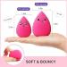 Beauty Makeup Sponge Set of 5 - Non Latex Soft Multi-colored Blending Sponges for Cream Powder & Liquid Foundation - Buy Online on GoSupps.com