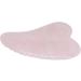 Verdant Touch Rose Quartz Gua Sha Tool - Stainless Steel Meridian Massage Device for Pain Relief | Portable Hand & Wrist Grip - Buy Online on GoSupps.com