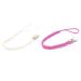 Buy Windy5 Leather Woven Pacifier Chain Clip Holder - Colorful Braided Teether Accessories for Babies (Pink & White) - International Shipping Available - Buy Online on GoSupps.com